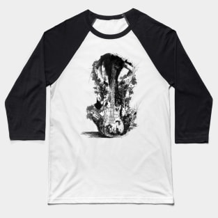 music, rock, metal girl Baseball T-Shirt